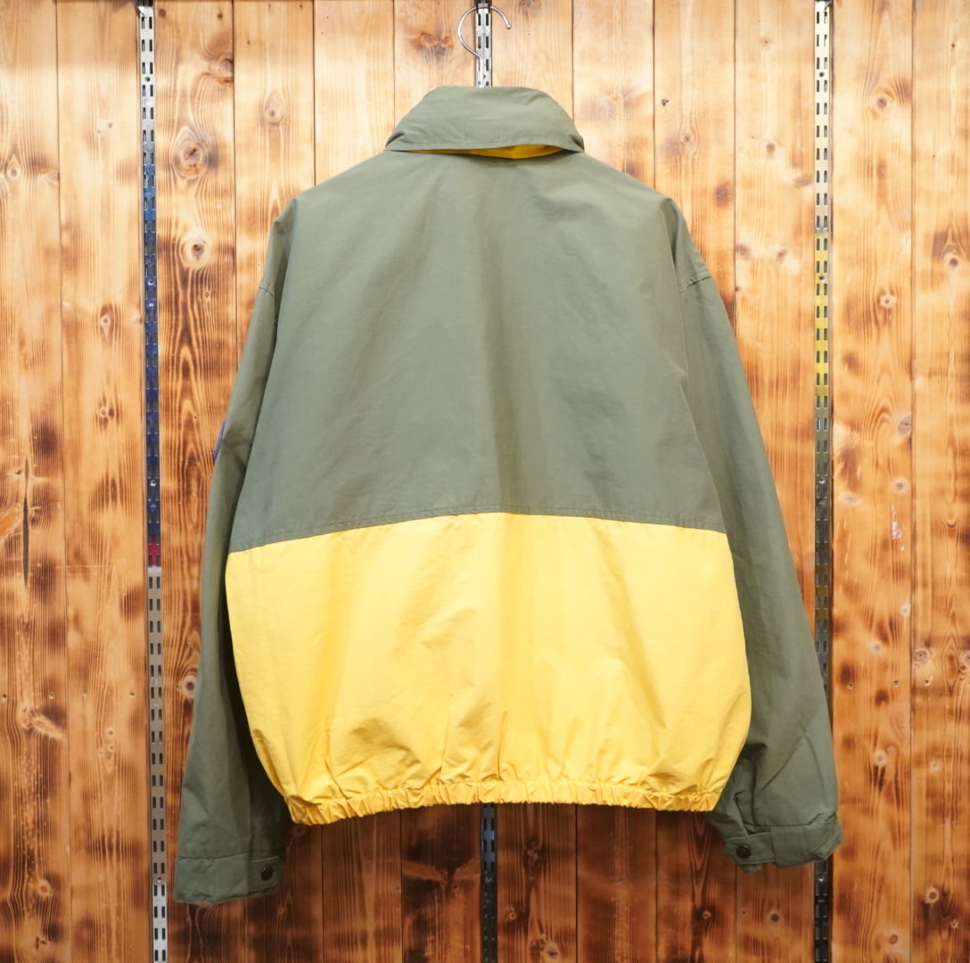 90s POLOSPORT ralphlauren マウンテンジャケット L/オリーブ イエロー