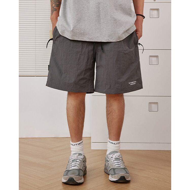 ★RETRO LOOSE STRAIGHT HALF LENGTH PANTS　　　A0650