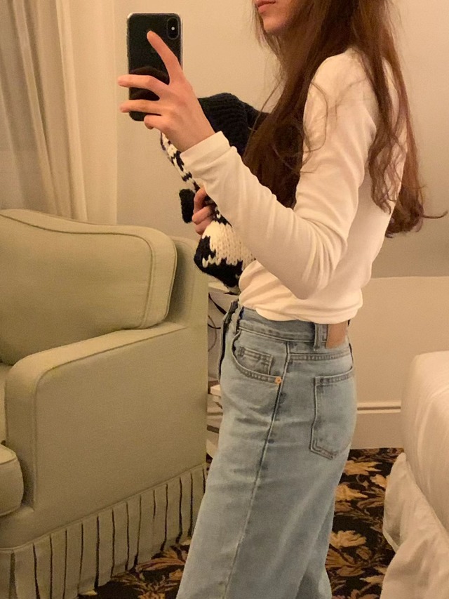 (予約) ounce / Bagle wool pola tee 3color