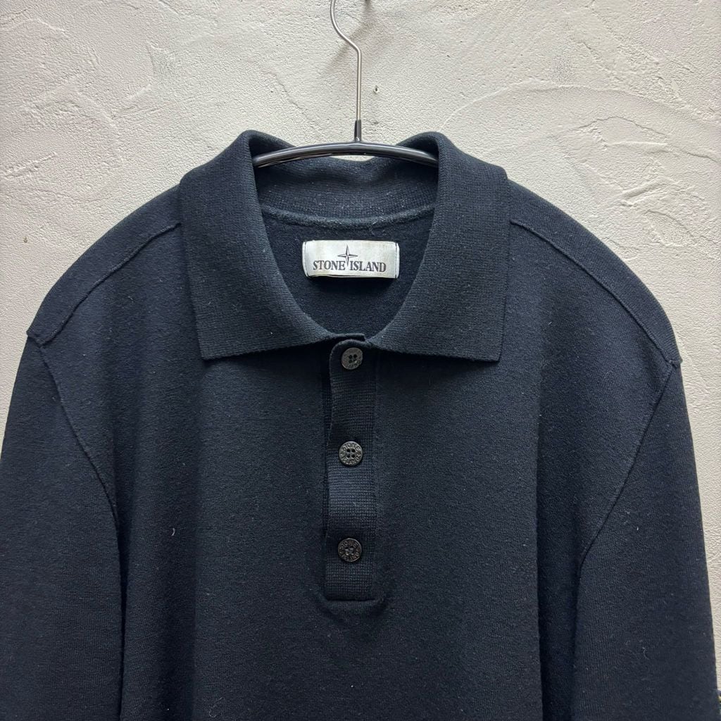 STONE ISLAND ストーンアイランド KNIT POLO SHIRT ニットポロ STONE ISLAND ストーンアイランド KNIT POLO SHIRT ニットポロ