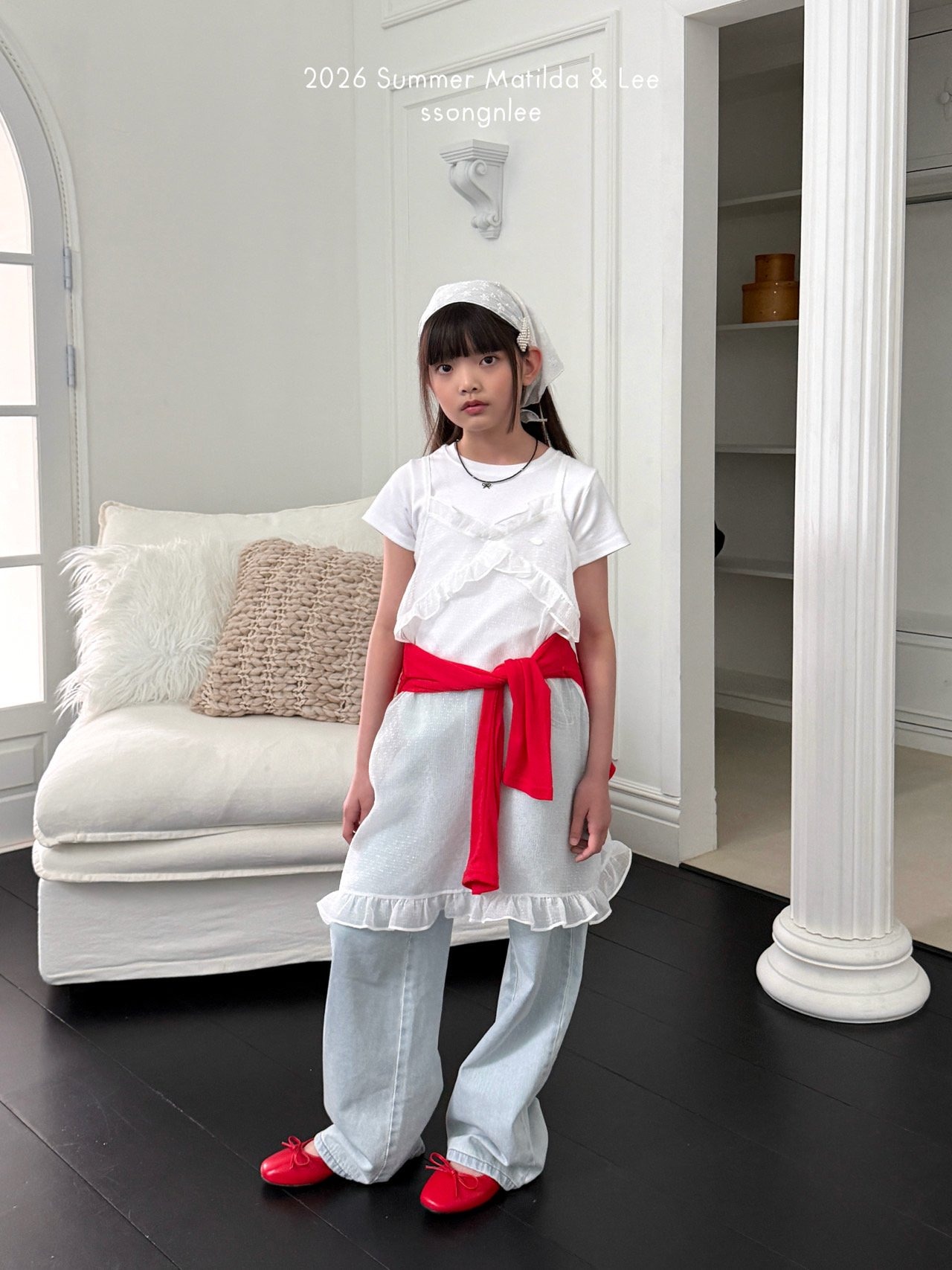 [Matilda&Lee] Light Blue Denim (15/17/19) / [마틸다앤리] 연청일자데님 (15/17/19)