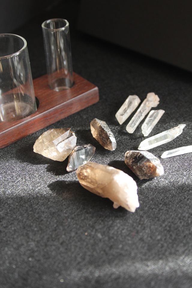 【914】宮崎クリスタル＆スモーキー 試験管セット