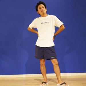 AfterBlue/アフターブルー ロゴS/S Tシャツ ナチュラル【オーガニックコットン】【ユニセックス】