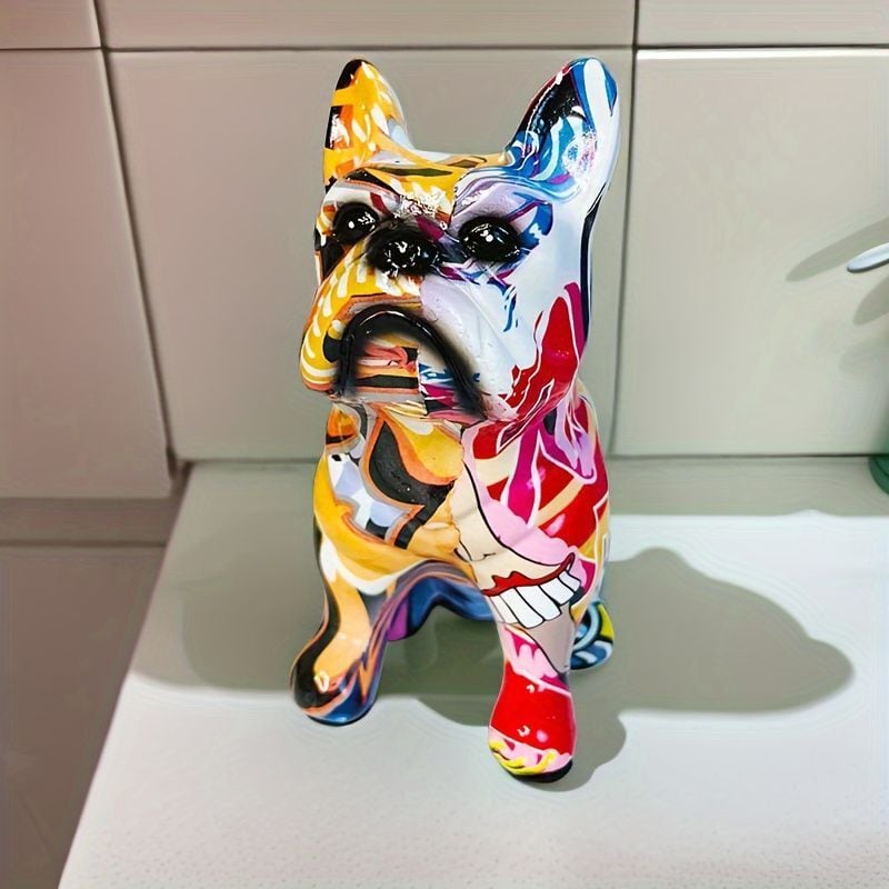 置物 オブジェ フレンチブルドッグ 犬 動物 アニマル お座り モダン