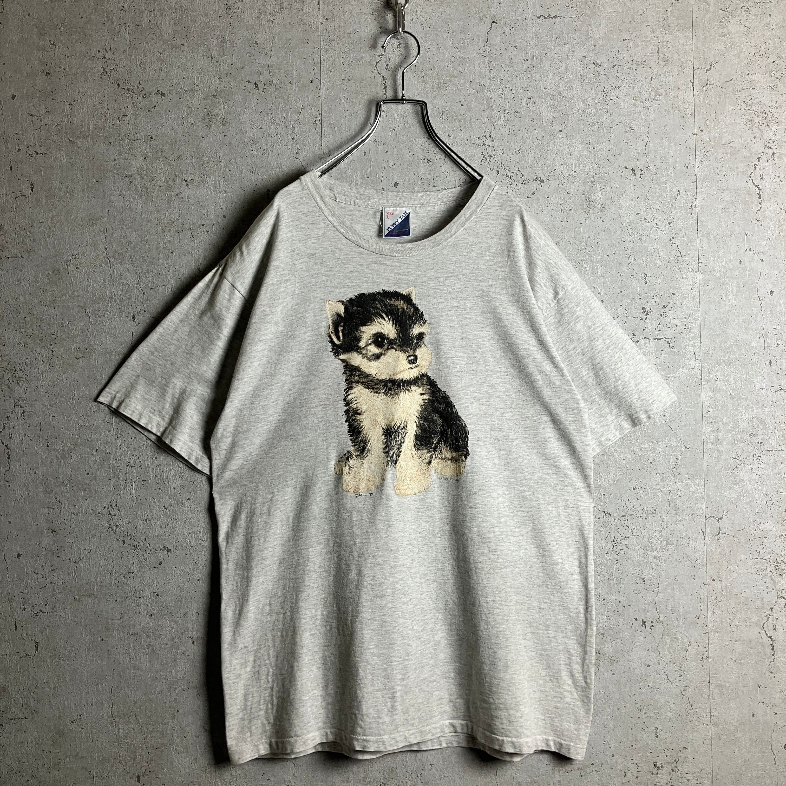 ビンテージ  Tシャツ  犬プリント シベリアンハスキー dog