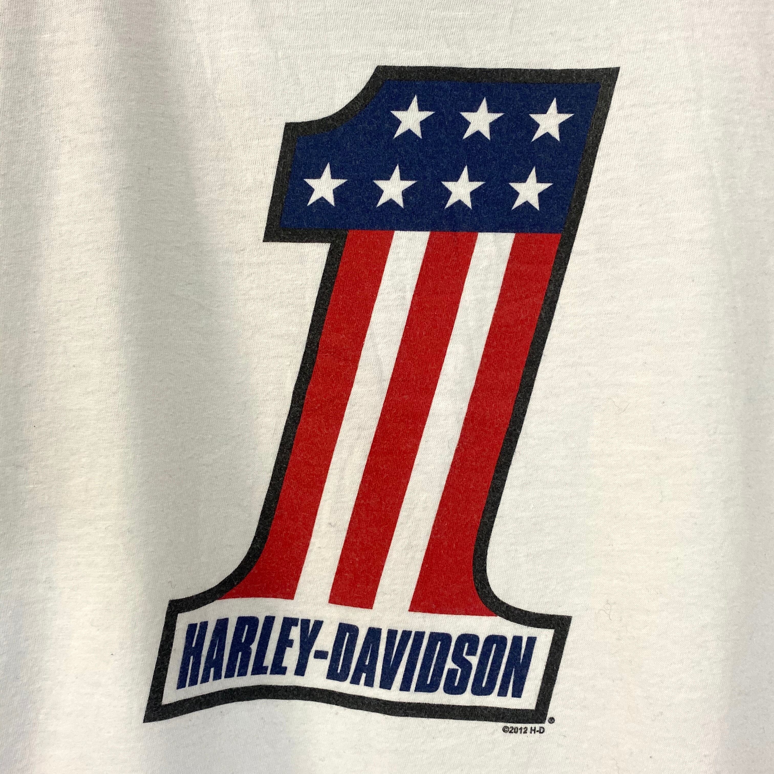 Harley-Davidson ハーレーダビッドソン ラグランTシャツ モーター