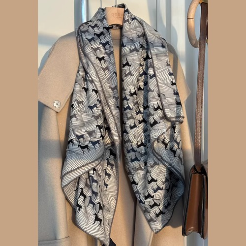 ホース柄 ストール 00067 画像