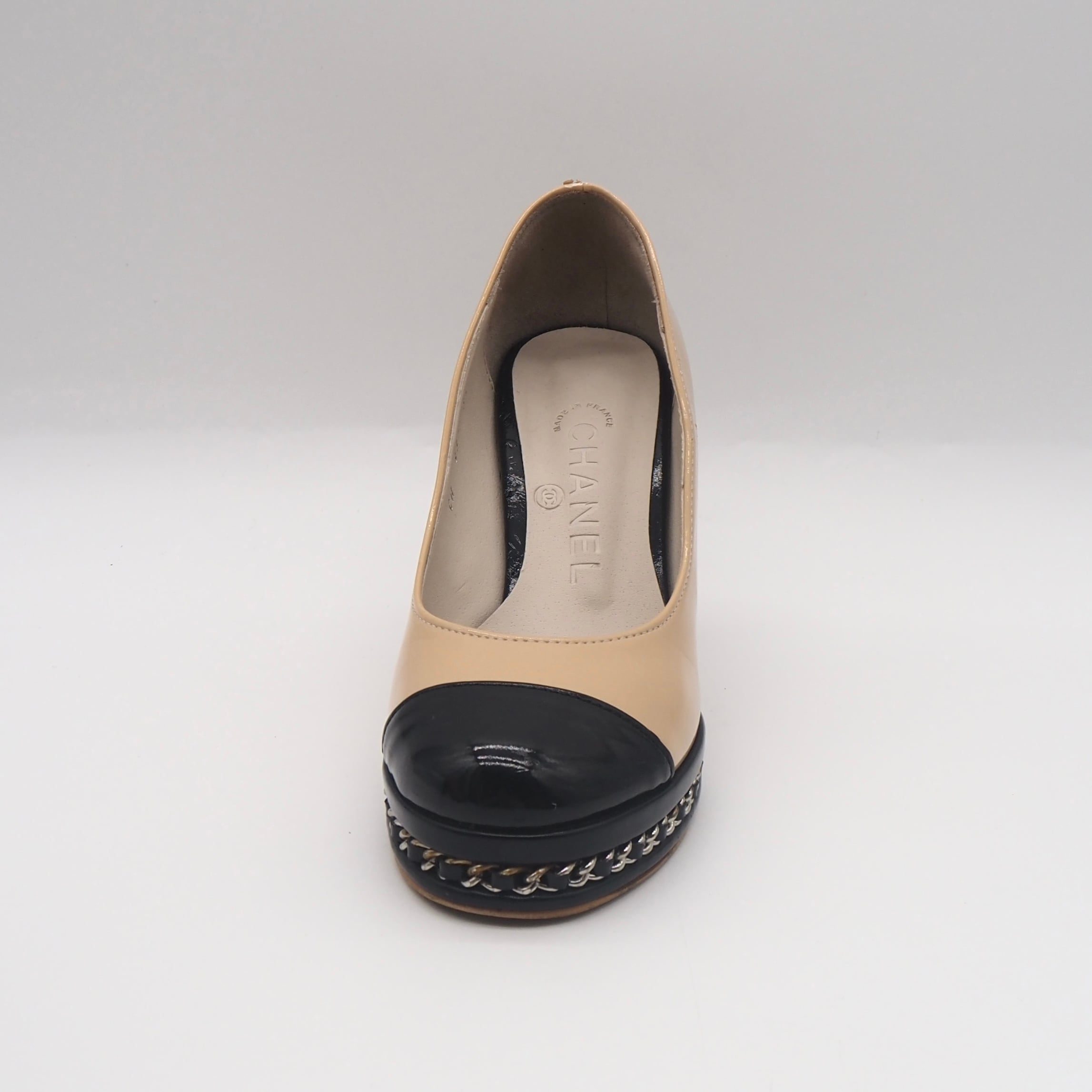 CHANEL シャネル バイカラー パンプス レザー | 2122TOKYO