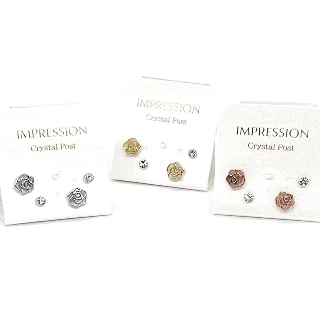 樹脂ポストピアス：ローゼンエポ　IMPRESSION