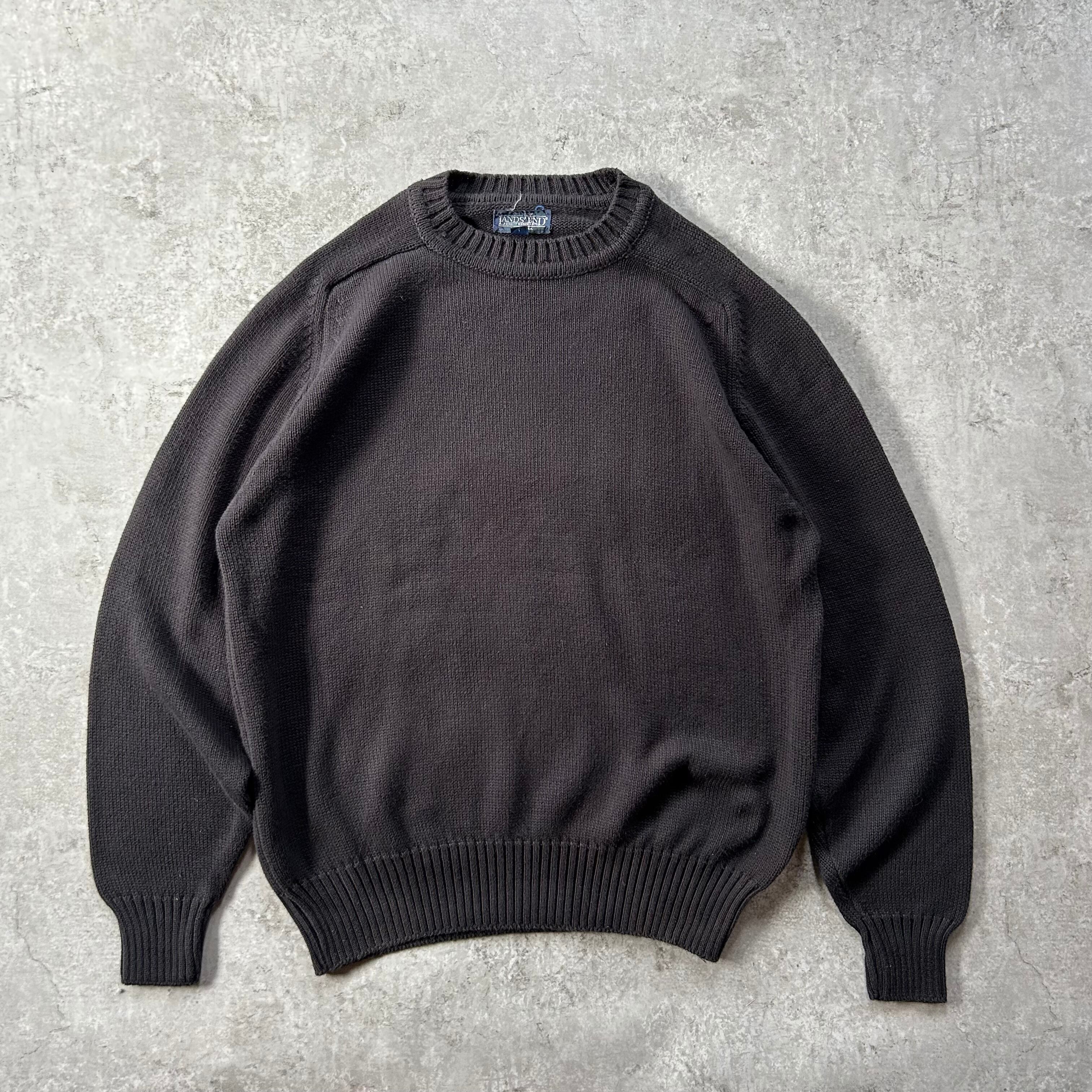 70s ブルックスブラザーズ Vネックウールニット グリーン M イギリス製