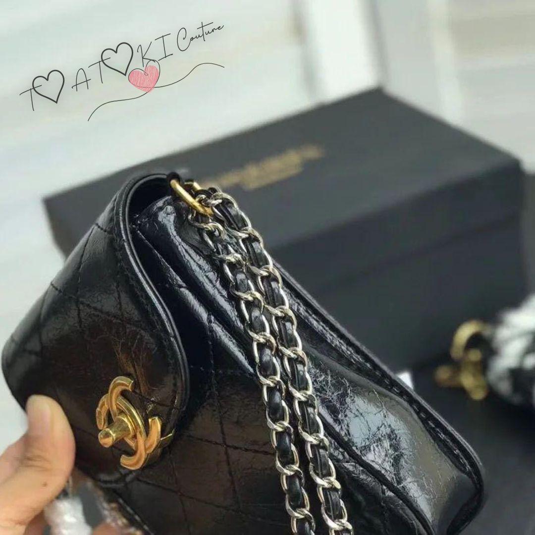 CHANEL// ノベルティミニバッグ コスメバッグ /ブラック CHANEL シャネル ノベルティ海外限定商品!! コスメ 化粧ミニバッグ