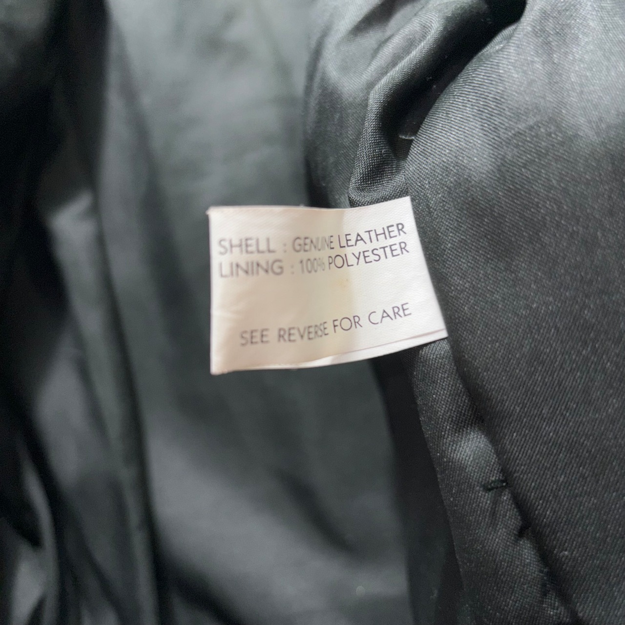 unknown vintage Purple × Black no-collar leather blouson