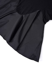 【直営限定ITEM】フリルドッキングフレア L/S Tシャツ (BLACK) CQ-47124H