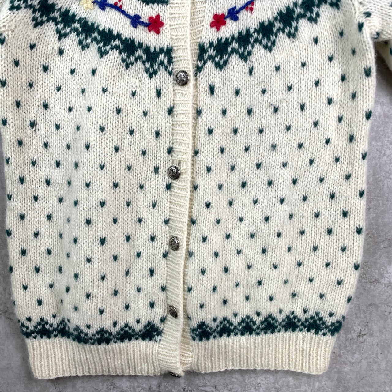 80年代 Eddie Bauer エディーバウアー ノルディック柄 バーズアイ