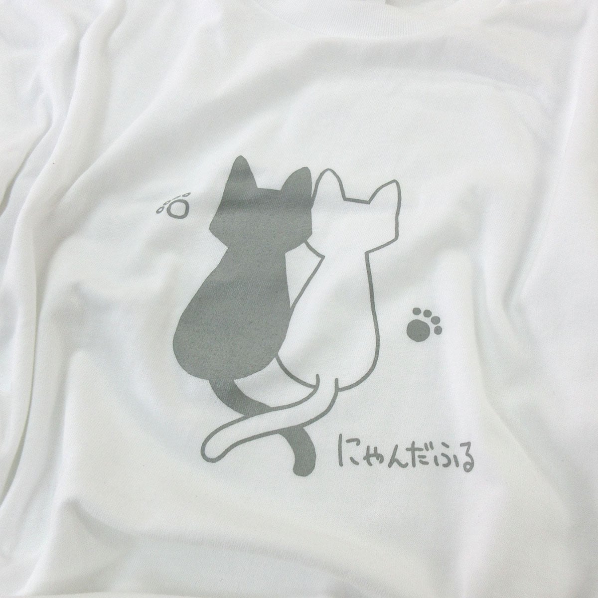にゃんだふる ネコ 猫 Tシャツ cat07 猫服 ゆるキャラ ねこ柄 猫柄
