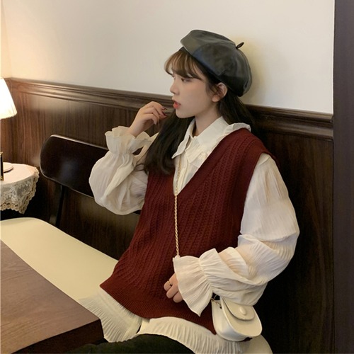 ✞ スリーブシャツブラウス ロング スウィート ✞ゴスロリ SM ミリ 甘ロリ クラロリ 和ロリ エレガント 黒ロリ 姫ロリ 華ロリ BB-BB71080907154