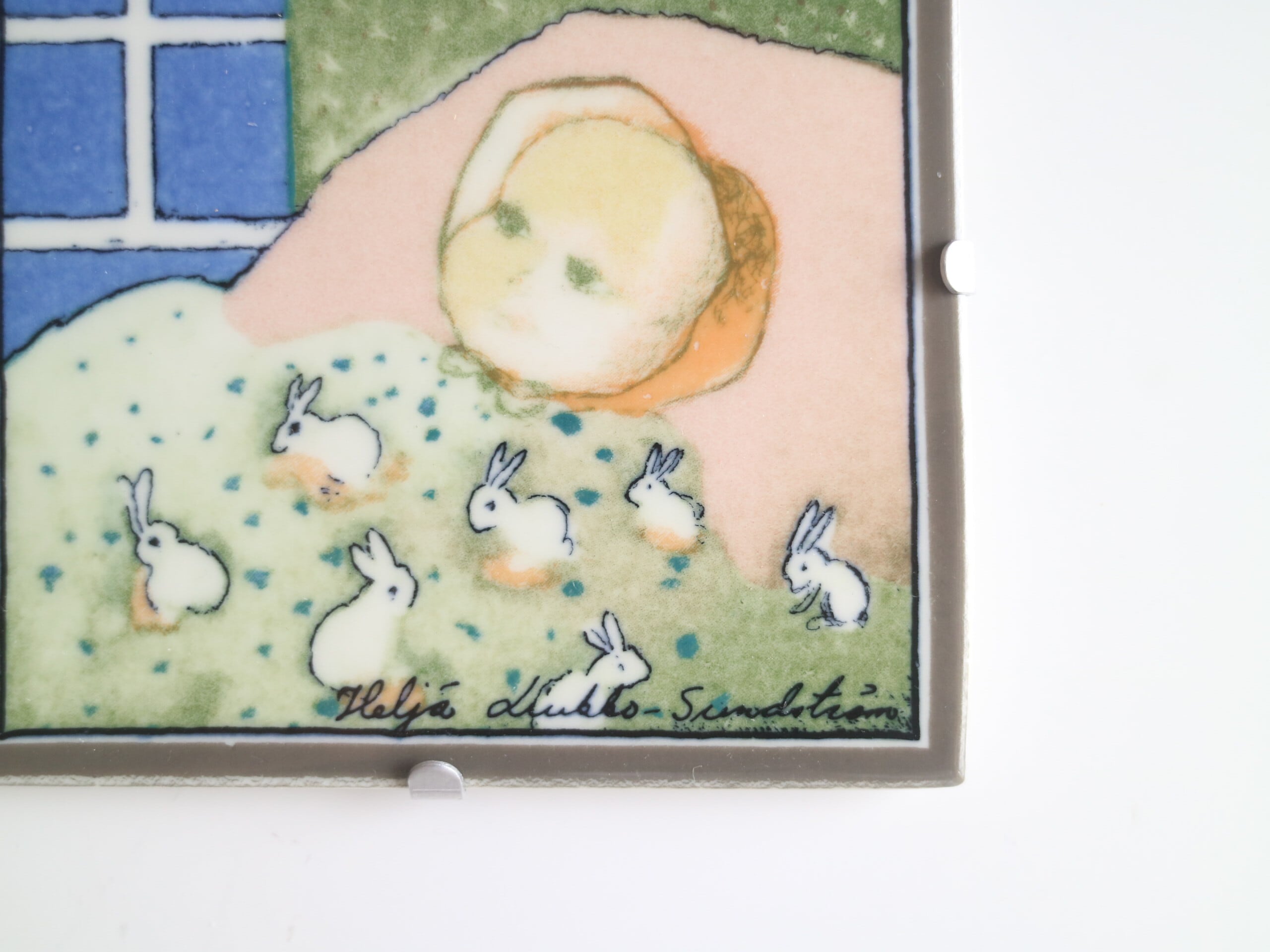 ARABIA ヘルヤ \"Syvällä sydämessä\" 陶板画 ARABIA ヘルヤ 