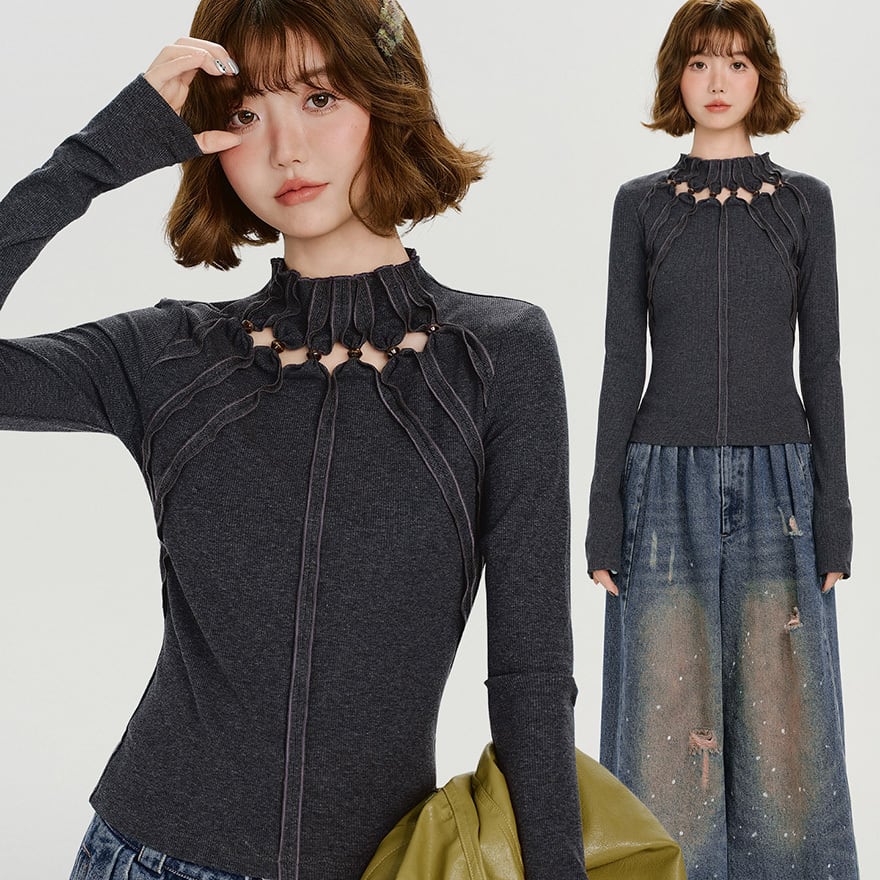 アメカジ スリム シャツ 6カラー