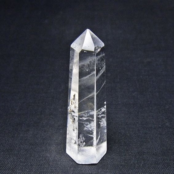 水晶 六角柱 ポイント 置物 一点物 142-11191