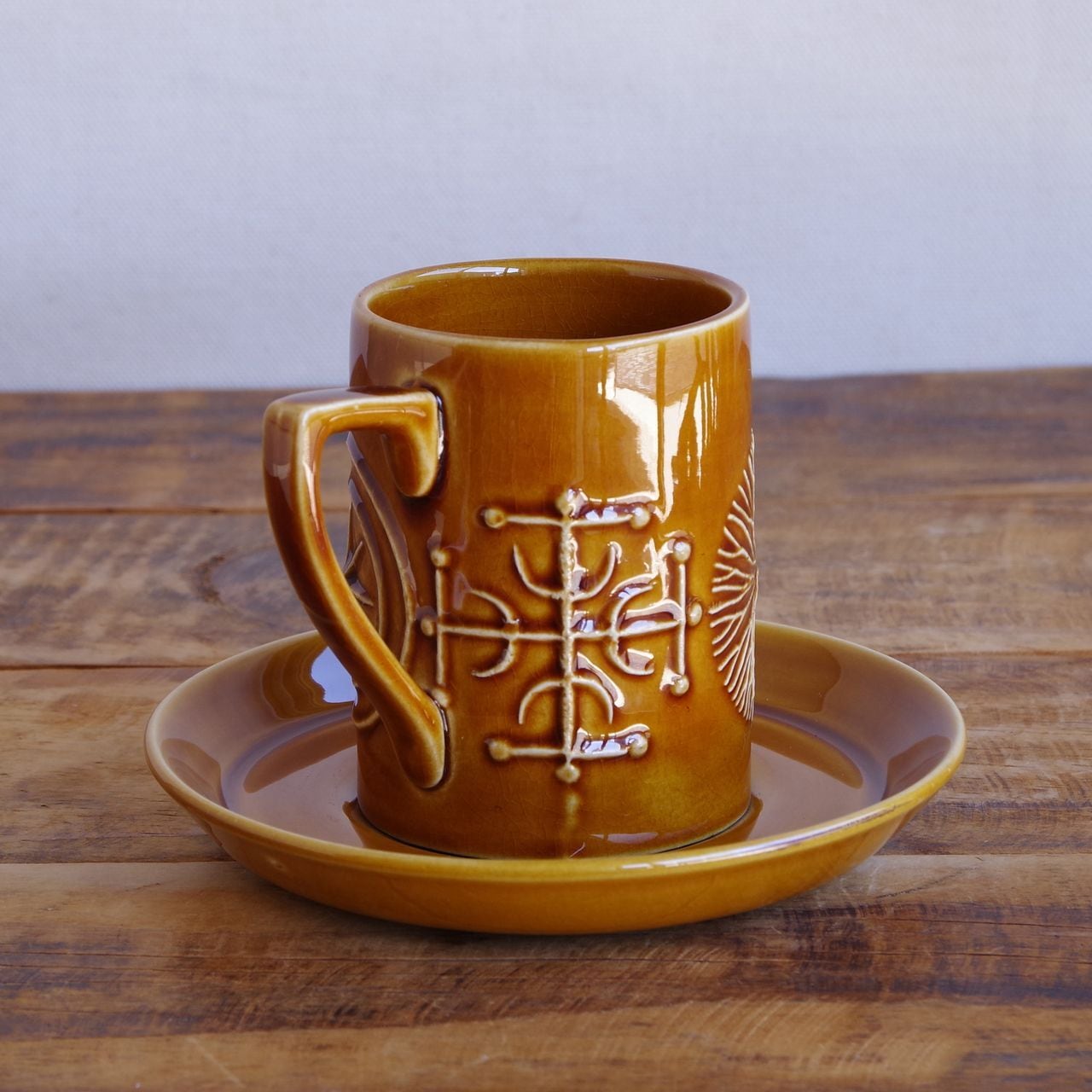 PORTMEIRION ポートメイリオン トーテム ブラウン コーヒーカップ