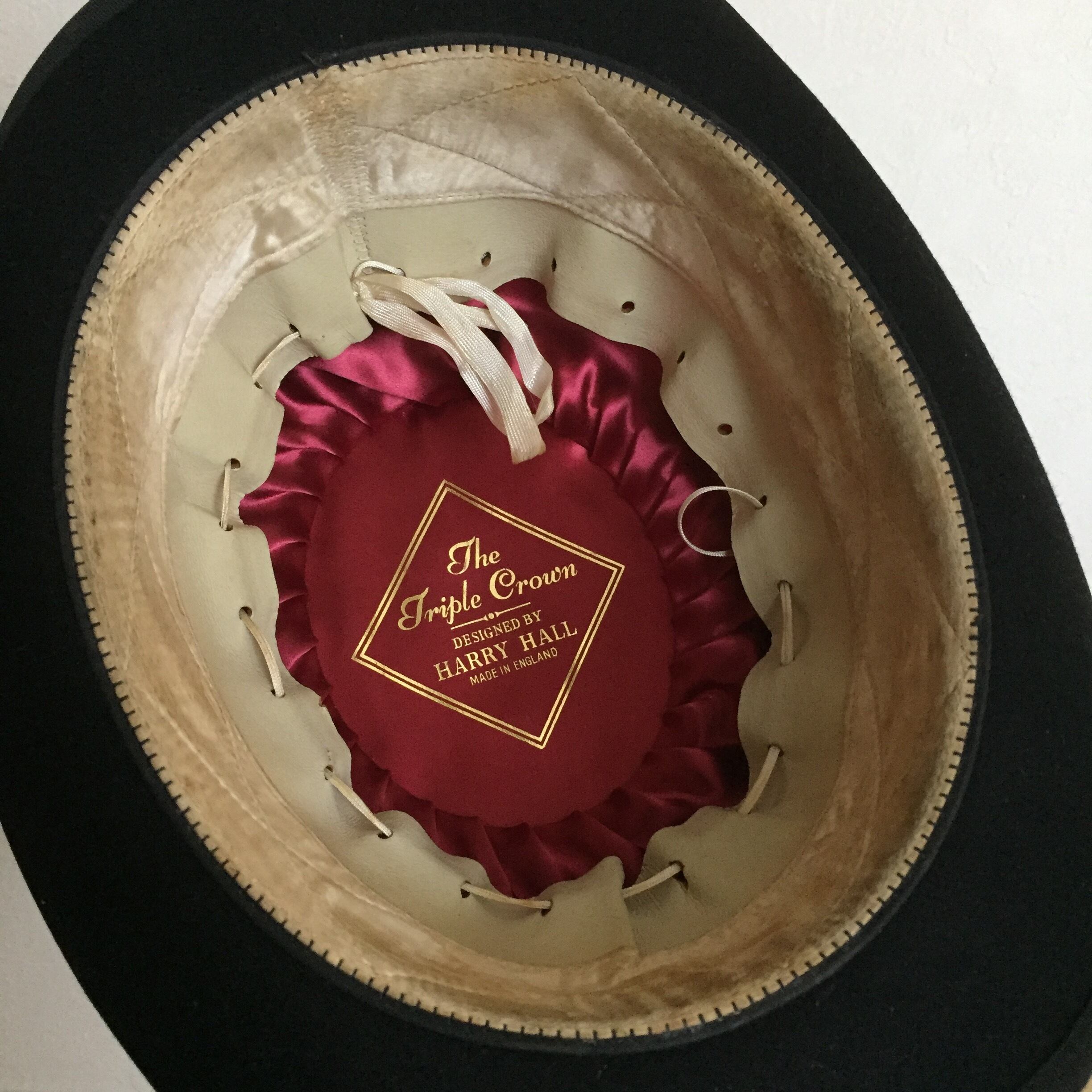 英国製 イギリス製 アンティーク ヴィンテージ ボーラーハット Sサイズ