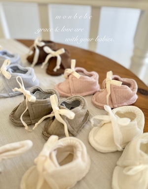 送料無料【ご予約】noa newborn shose /monbebe