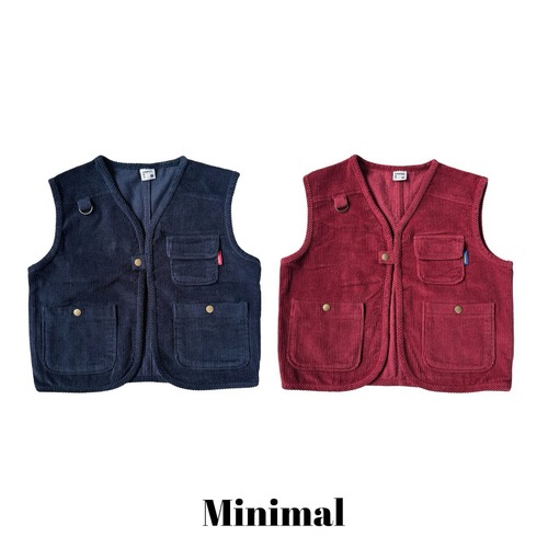 MINIMAL［取寄］multy pocket vest 26autumn