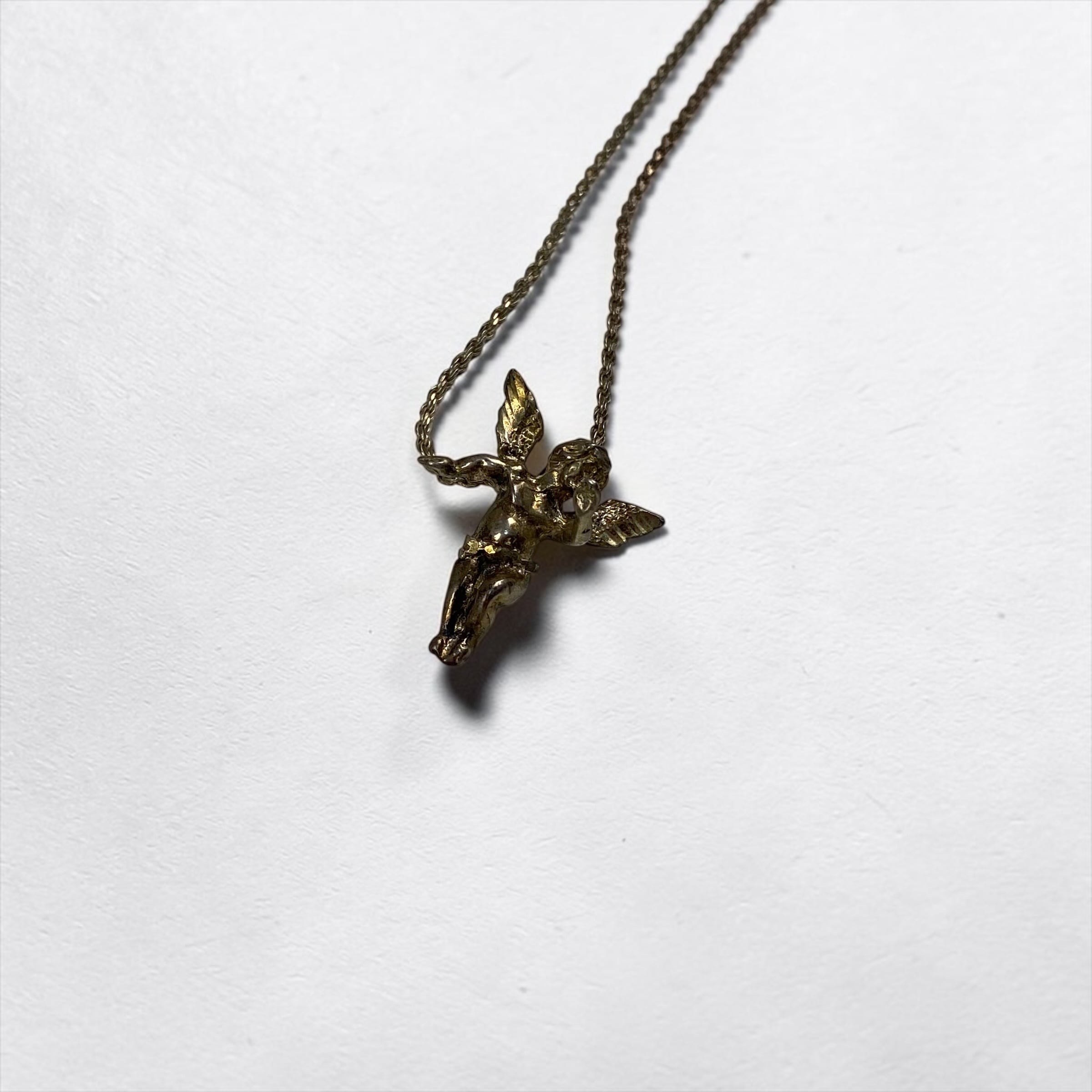 ネックレス９２５・一朱銀 シルバー925】 vintage 天使 シルバーネックレス dp7441 | 古着屋dp