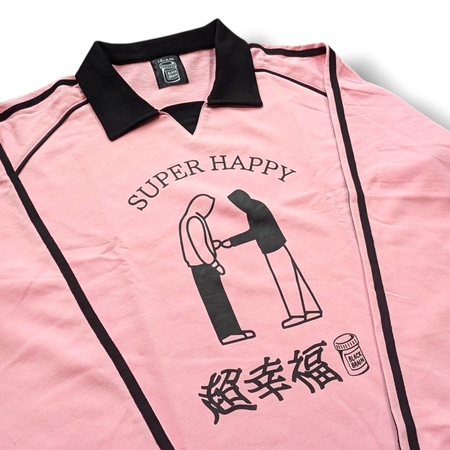 Super Happy LS Game Shirt | BLACK BRAIN