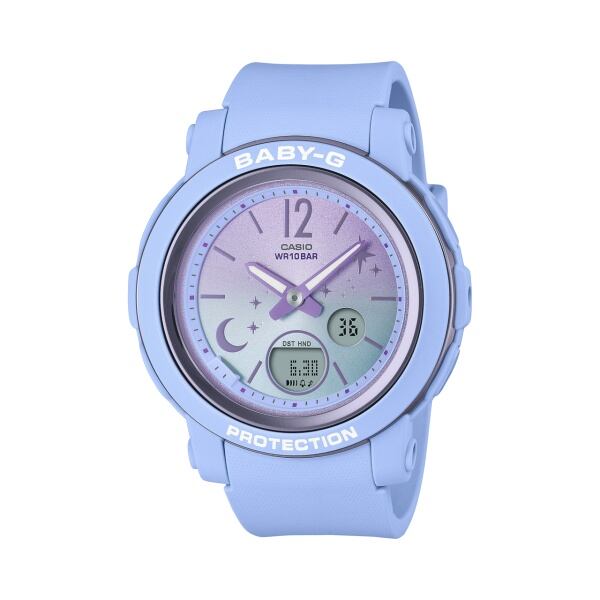 国内正規品 CASIO BABY-G カシオ ベビーG 10気圧防水 夜空 月 星