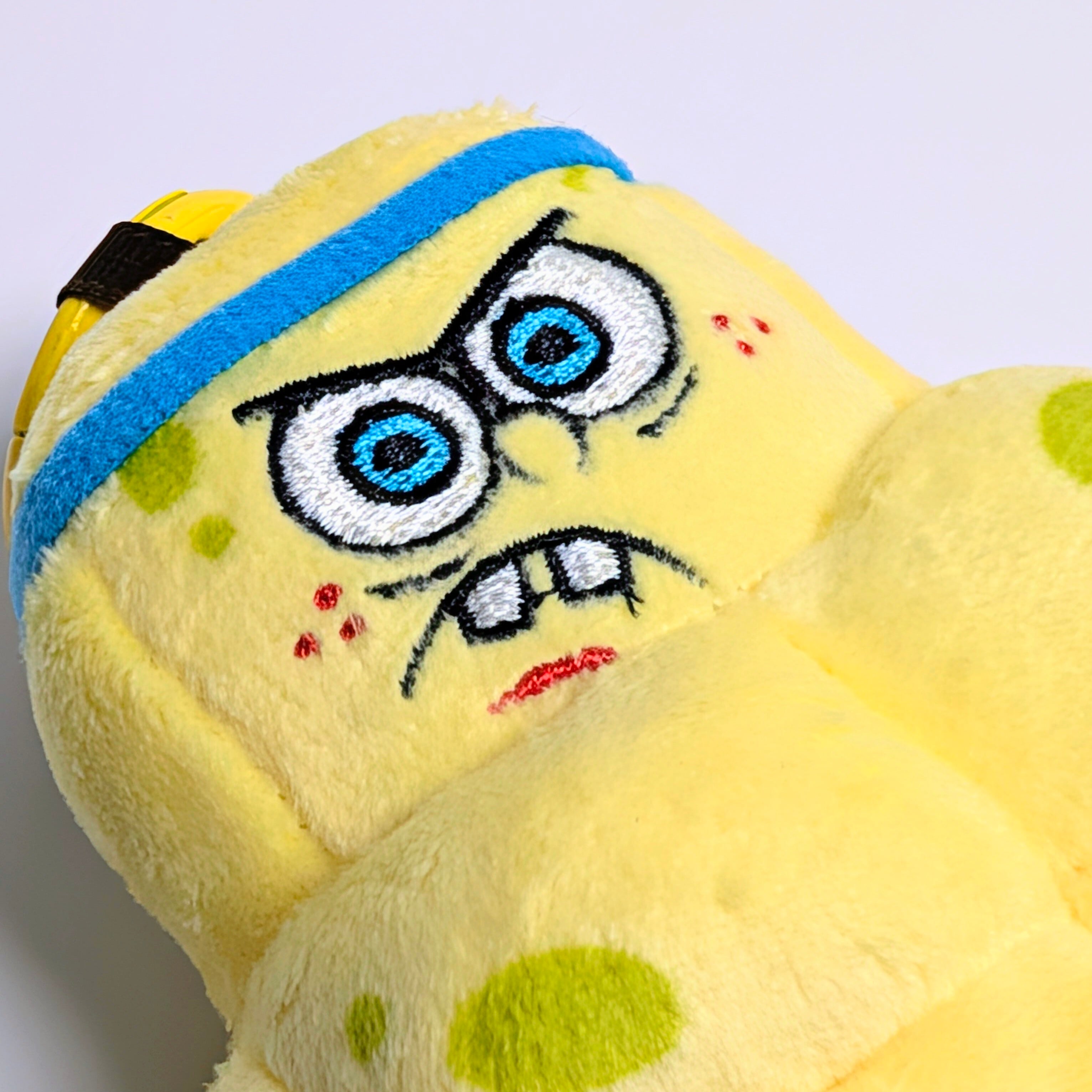 【 SpongeBob SquarePants ( スポンジボブ ) 】スポンジボブ ムキムキマッチョver. / ぬいぐるみキーホルダー / プラッシュキーホルダー / マスコット 〚アメリカン雑貨 アメトイ〛