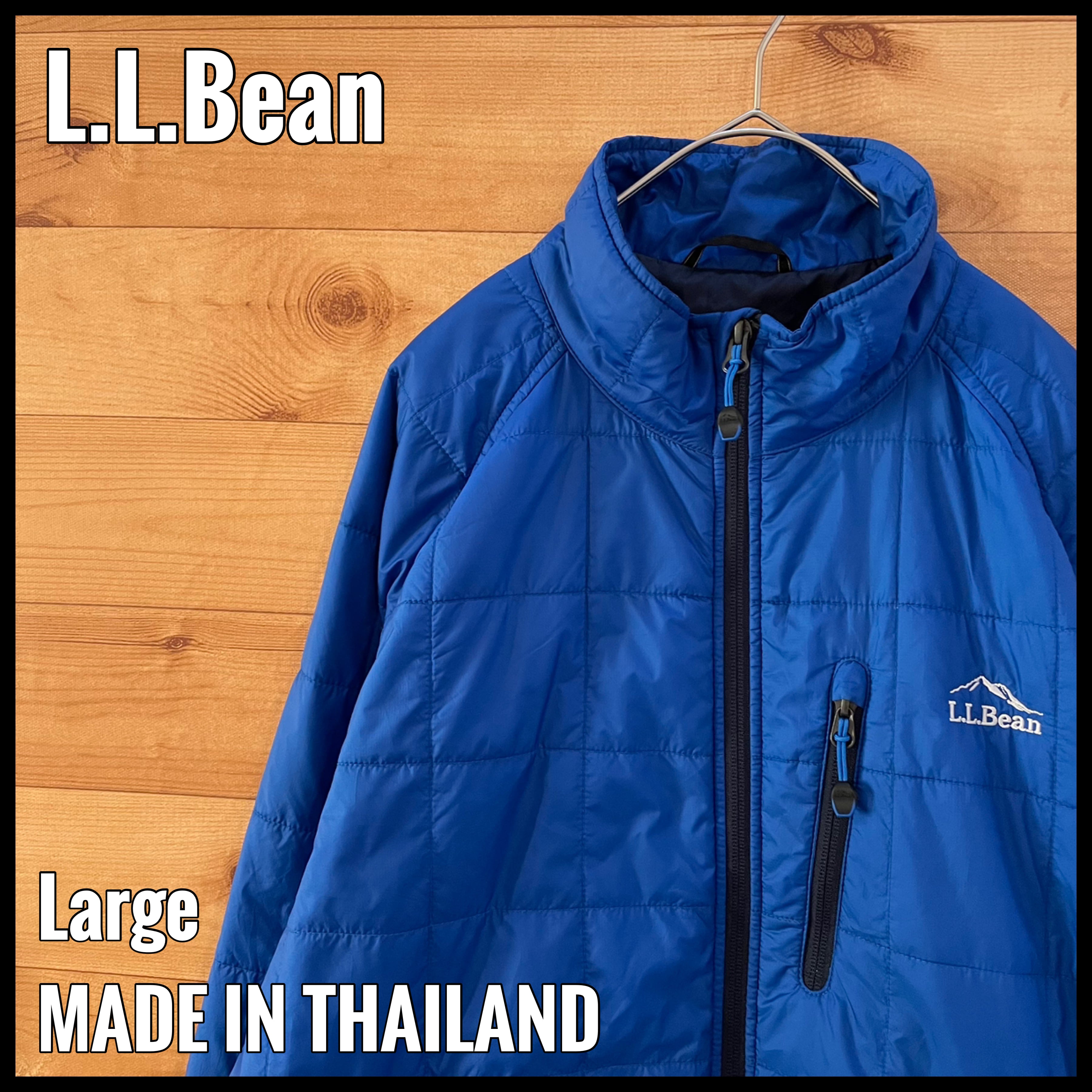 L.L.Bean】プリマロフト 中綿ジャケット ナイロン ジップアップ 胸