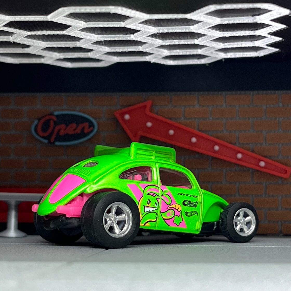 ACF-Hotrod】ホットロッド 1/64ホイール ミニカーカスタム用 未塗装 1 