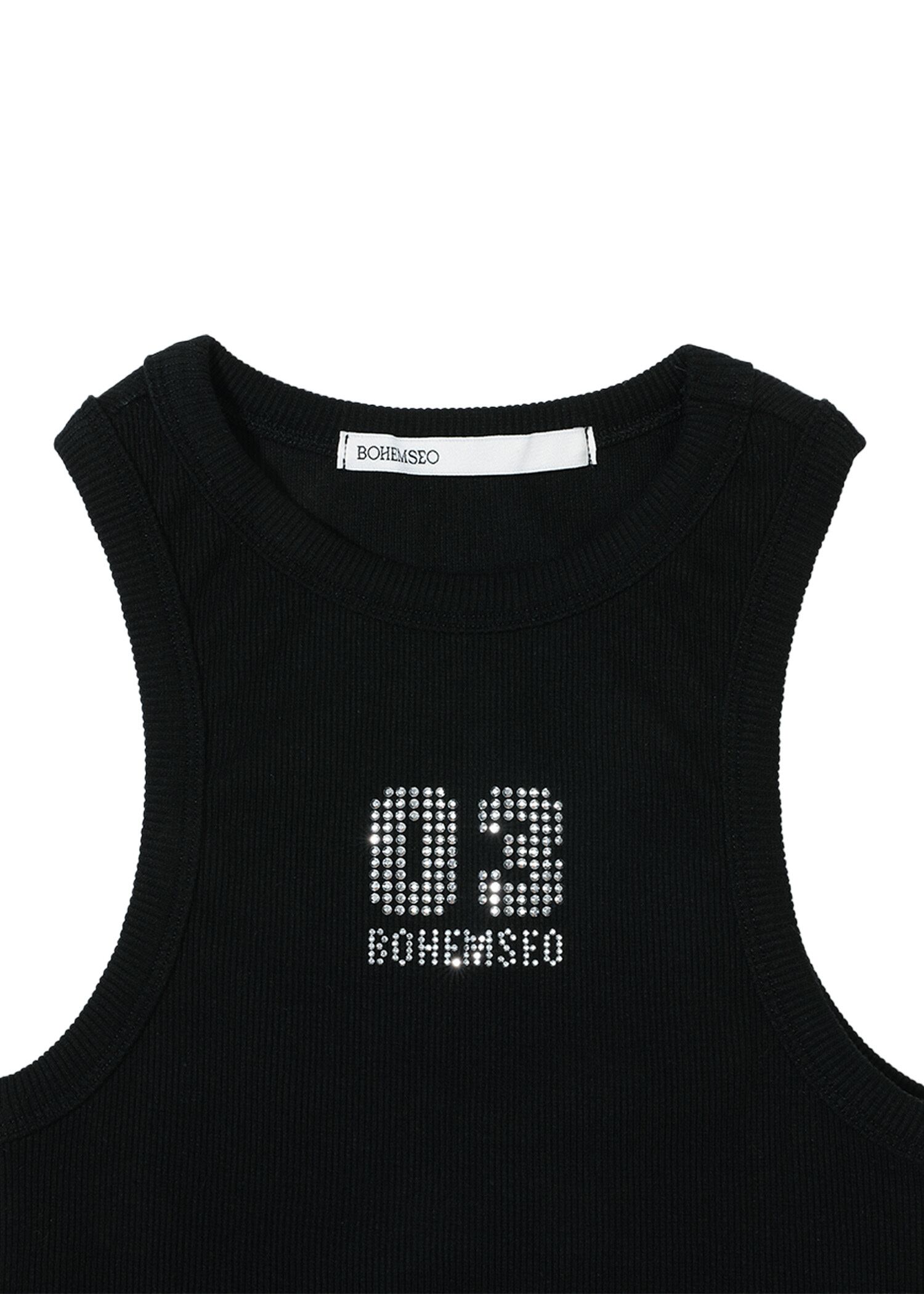 BOHEMIAN SEOUL] 03 BOHEMSEO SLEEVELESS, BLACK 正規品 韓国ブランド 