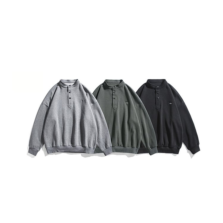 ★LOOSE ROUND NECK SWEATER　　02034