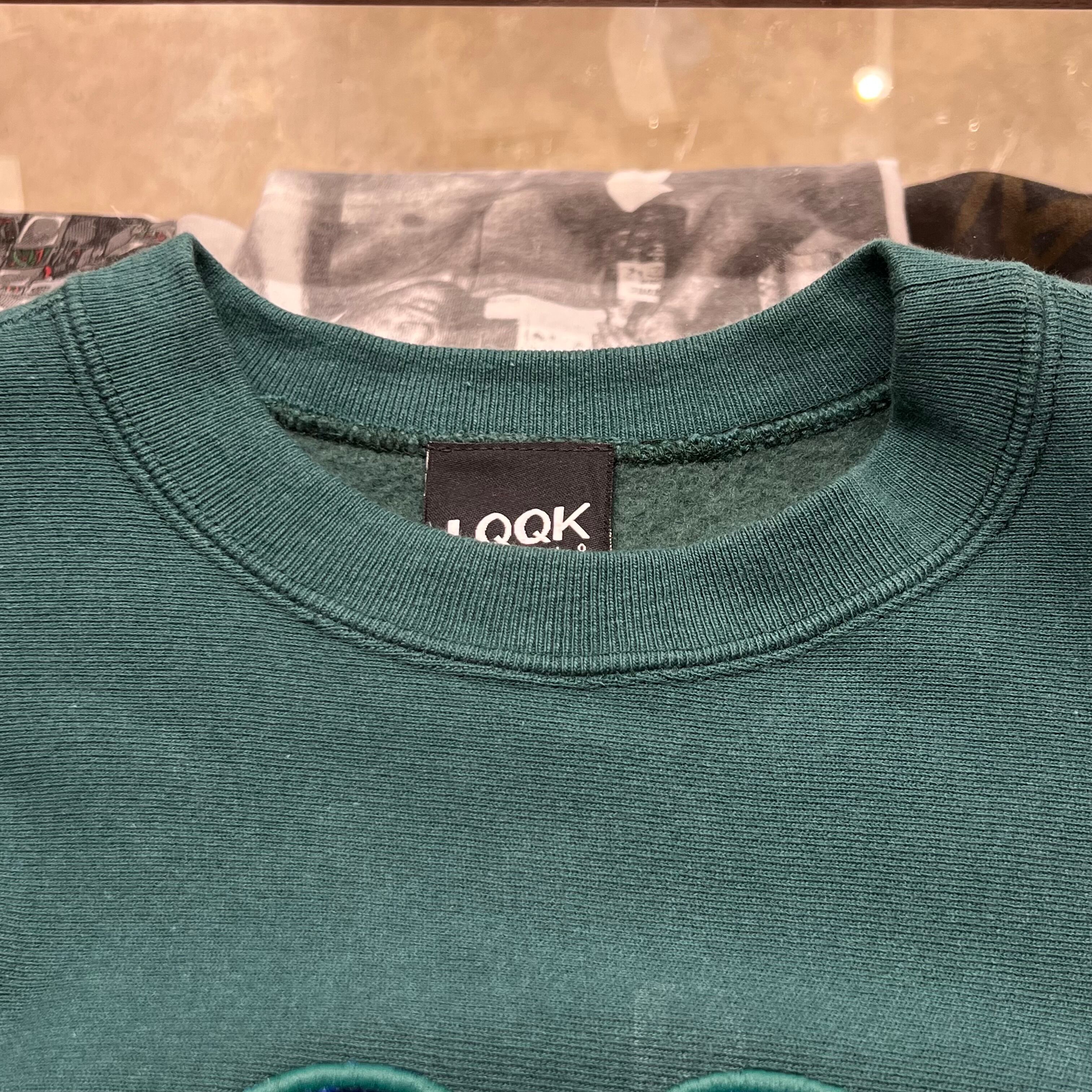 LQQK STUDIO BUS APPLIQUE CREWNECK GREEN L,, | safarionline