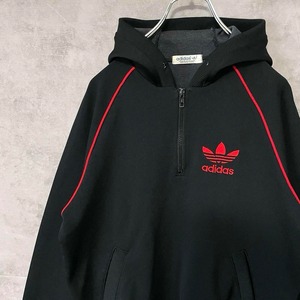 adidas descente halhzip hoodie size M 配送B