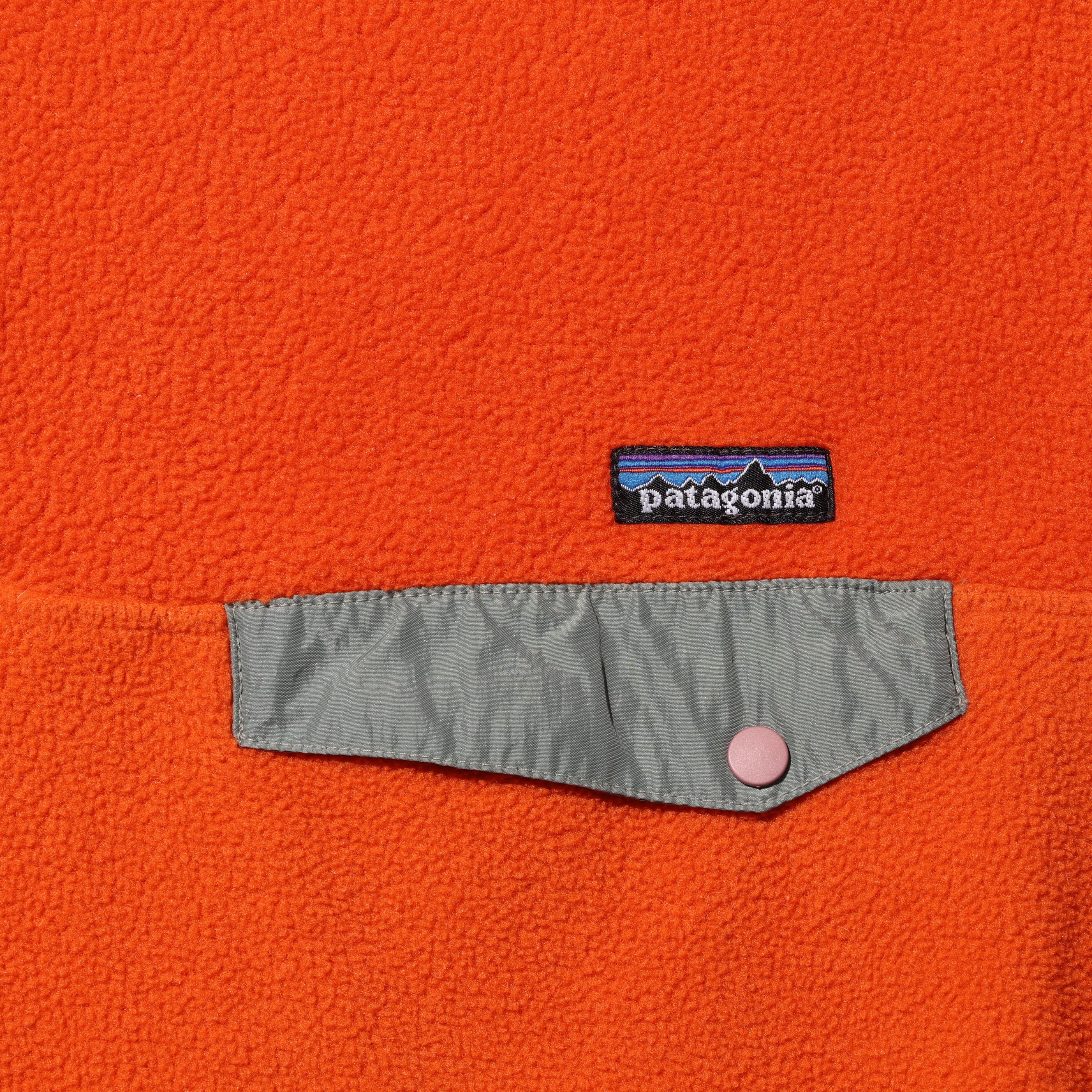 Mint M 98年 オレンジ Synchilla Snap-T Patagonia シンチラ スナップT