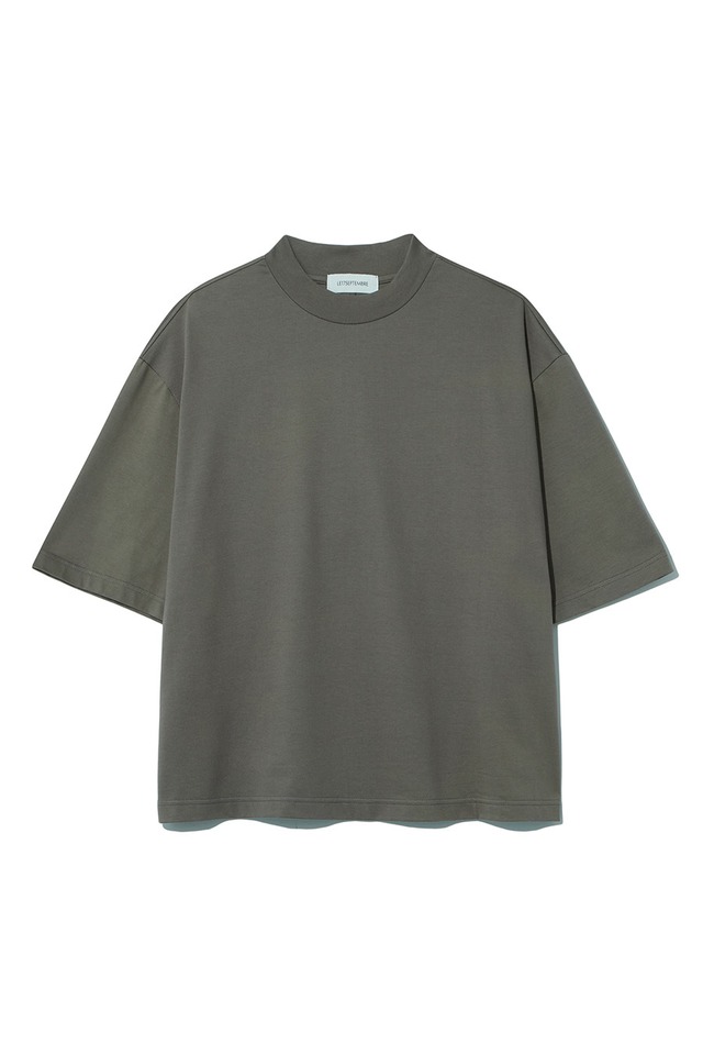 [LE17SEPTEMBRE][MEN] MOCKNECK T-SHIRT [GREY] 正規品 韓国ブランド 韓国通販 韓国代行 韓国ファッション LE 17 SEPTEMBRE ル 17 セプテンバー 韓国 店舗