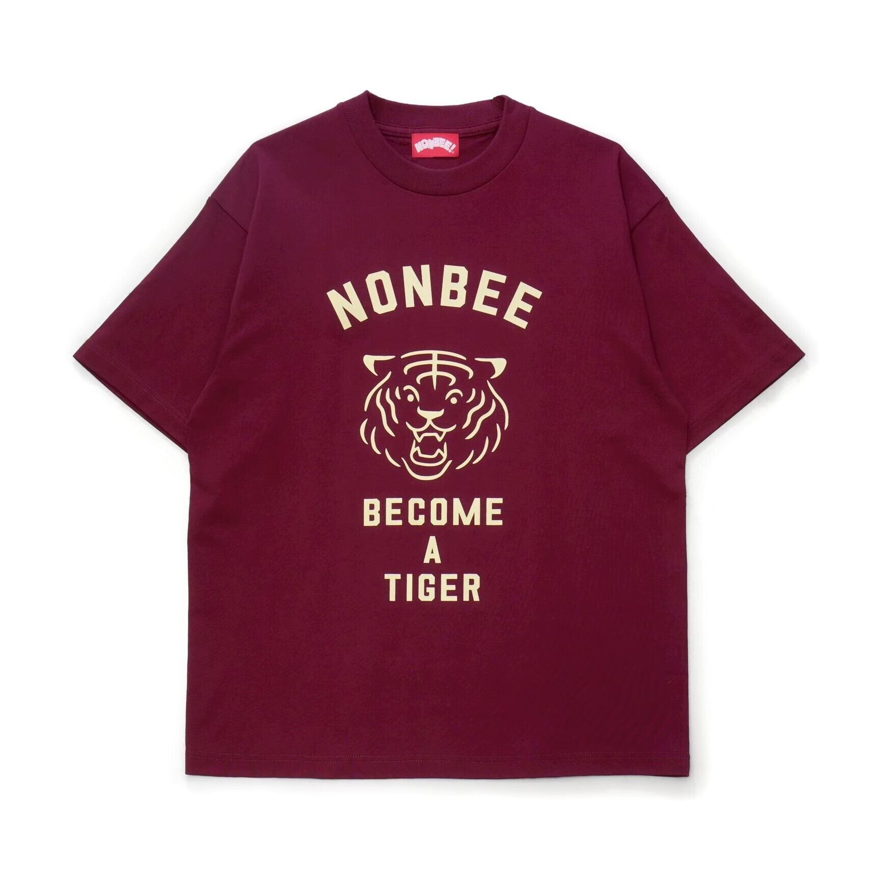 BECOME A TIGER TEE burgundy/off-white | PAY ID