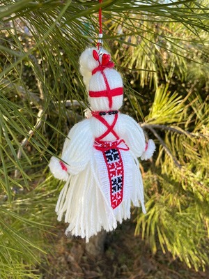 UA.Designer手作りモタンカ（ウクライナの御守り）