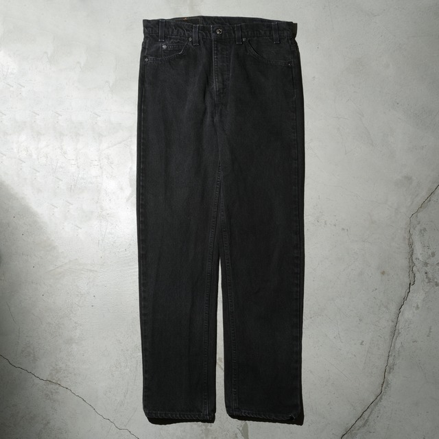 95's Levi's 505 black denim pants made in USA[33x32]