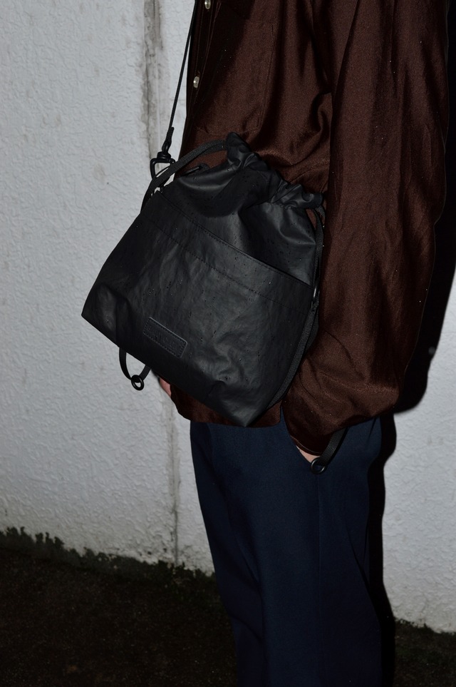 BAICYCLON BCL-158 CORDURA NYLON 2WAY DRAWSTRING BAG 100/210D CORDURA NYLON TWILL PU FACE COATING BAICYCLON by Bagjack バイシクロン 26AW 2WAY 巾着バッグ