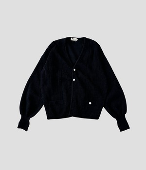 -Parker- Vintage 60s 44 Alpaca Cardigan