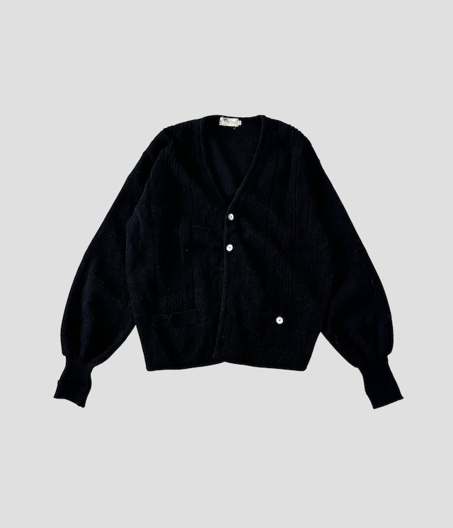 -Parker- Vintage 60s 44 Alpaca Cardigan