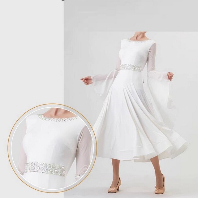 【セミオーダー】 セレスティア ホワイトモダンドレス ds00669