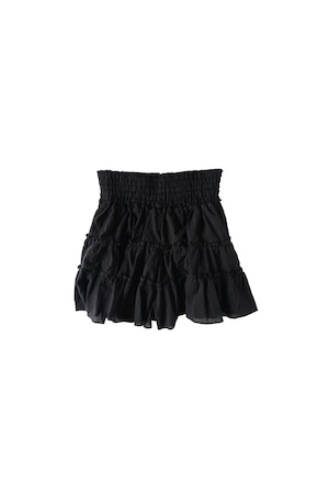 【26SS】folkmade(フォークメイド)Frill Culotte Skirt BLACK(S/M/L)パンツ キュロット ブラック