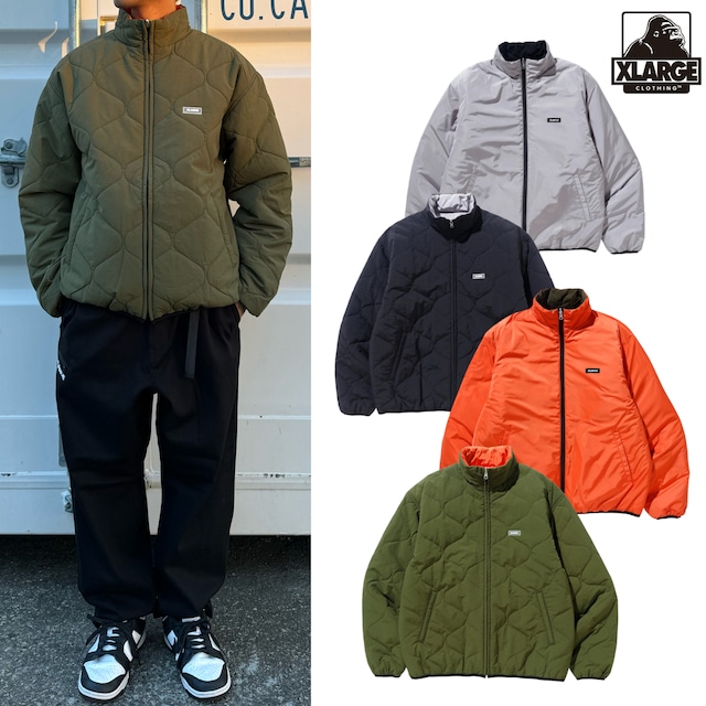 【XLARGE】REVERSIBLE QUILTED JACKET 【エクストララージ】