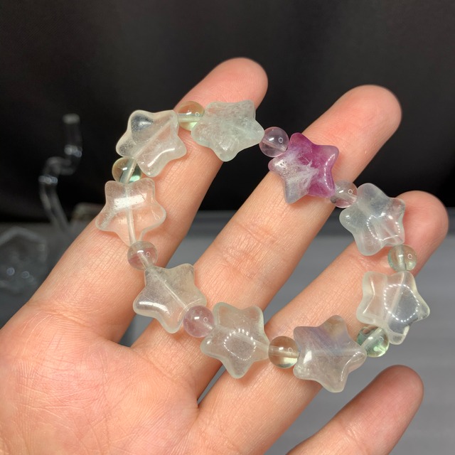 no6フローライトスターブレスレット