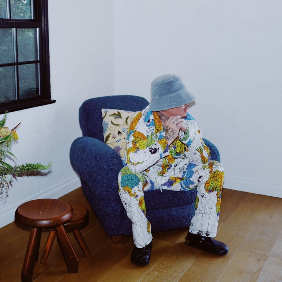 【さしぶ】SAINT MICHAEL パジャマシャツ SAINT MICHAEL/セントマイケル】よりハートパジャマシャツが買取